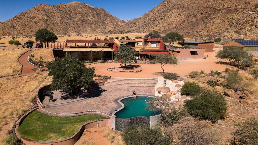 Ecofriendly lodge namibia desert dunes chalets